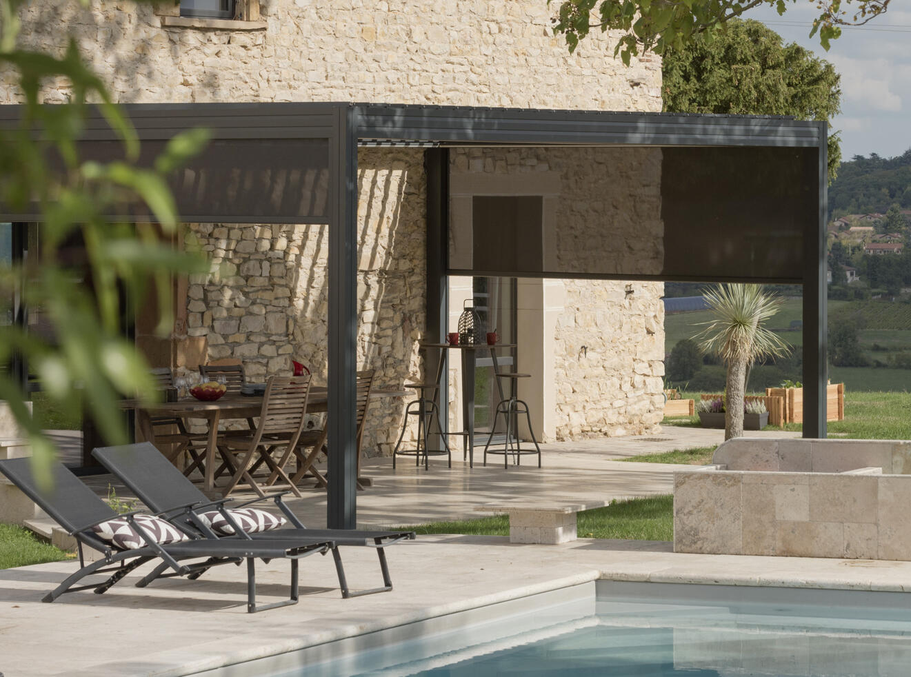 Pergola Vermont - Lames orientables